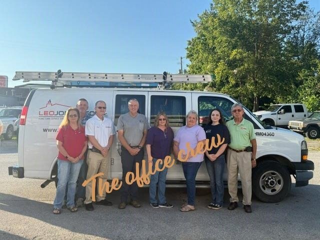 Office Staff with Mr. Ron Jones at Leo Jones & Son