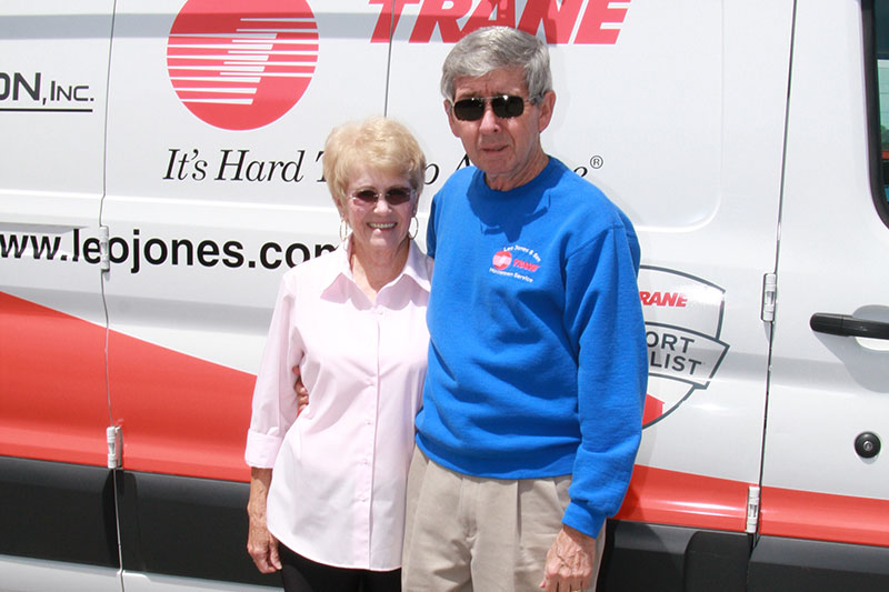 Ron & Myrna Jones, owners of Leo Jones & Son, family-owned since 1945